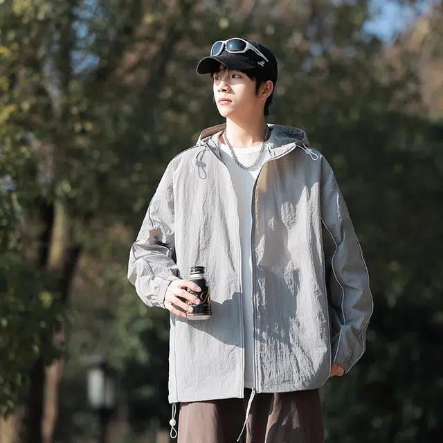 顶峰保罗 户外防紫外线凉感透气速干潮流个性时尚百搭防晒服 男女同款