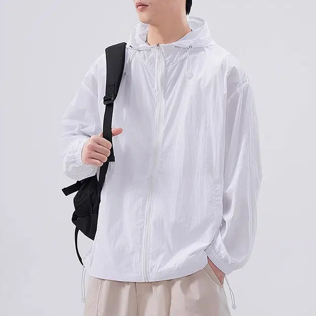 顶峰保罗 纯色户外登山钓鱼运动休闲外套设计感防晒服 男女同款