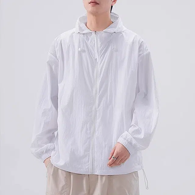 顶峰保罗 纯色户外登山钓鱼运动休闲外套设计感防晒服 男女同款