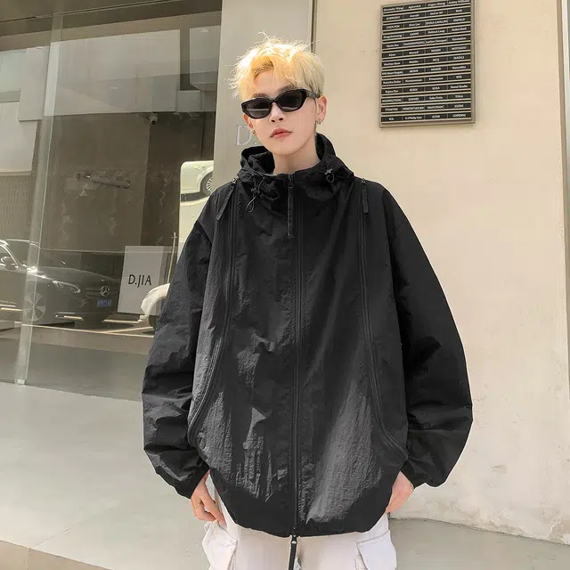 顶峰保罗 冰丝透气薄款凉感防晒服 男女同款