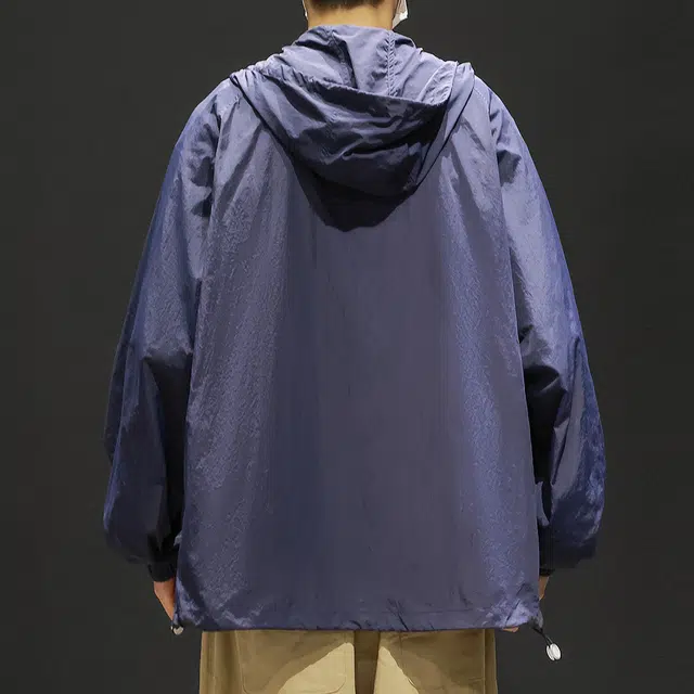 顶峰保罗 无性别主义冰丝防紫外线连帽夹克外套轻薄透气皮肤衣户外运动登山钓鱼防晒服 男女同款