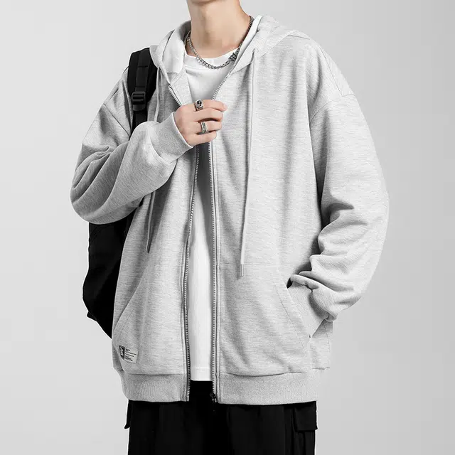 顶峰保罗 基础款宽松潮牌百搭卫衣 男女同款