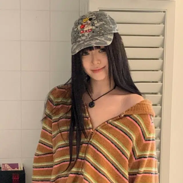 玄唐 美式嘻哈街头迷彩刺绣大头围显脸小防晒户外百搭 棉 鸭舌帽 男女同款情侣款