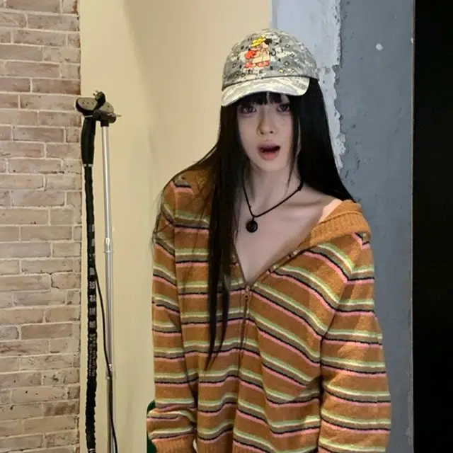 玄唐 美式嘻哈街头迷彩刺绣大头围显脸小防晒户外百搭 棉 鸭舌帽 男女同款情侣款