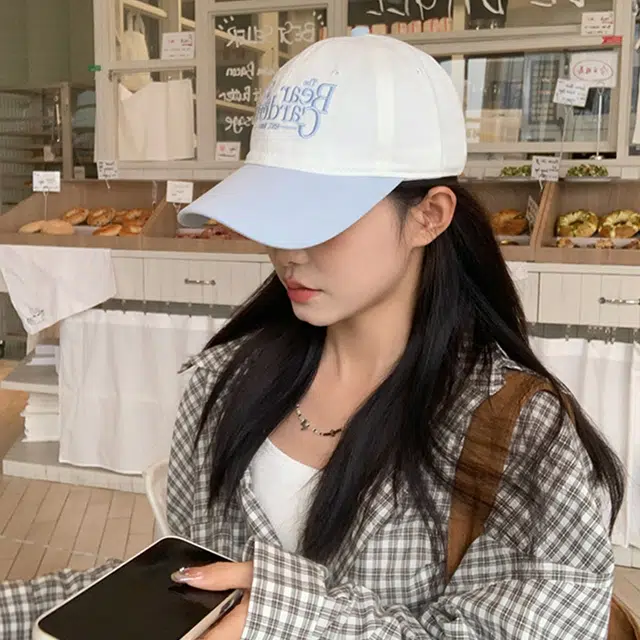 玄唐 春夏季可爱小熊字母刺绣学院风甜美软顶户外出游防晒遮阳休闲时尚百搭学生大头围显脸小 棉 鸭舌帽 男女同款情侣款
