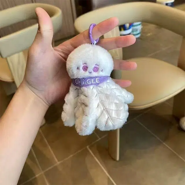 玄唐 毛茸茸胖乎乎可爱羽毛球你的羽球搭子书包球包挂饰 聚酯纤维 挂件 男女同款情侣款