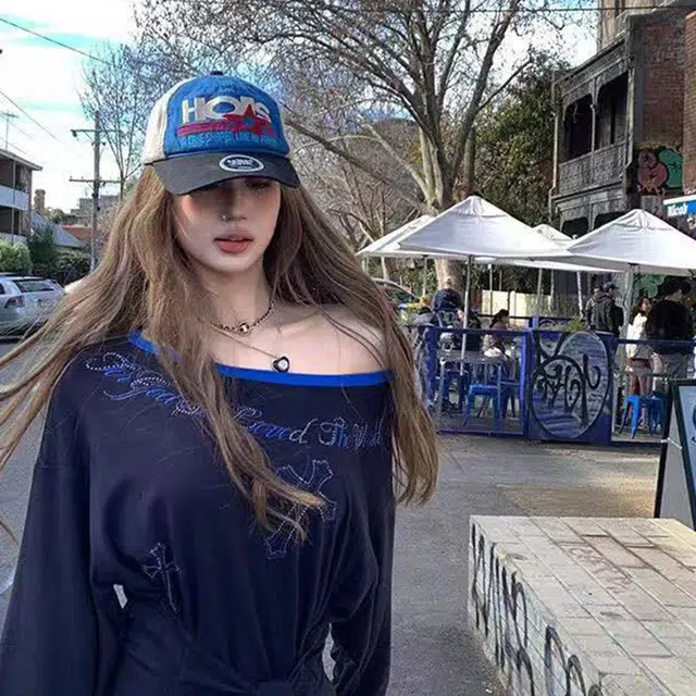 玄唐 美式复古字母刺绣软顶时尚潮流街头百搭防晒遮阳运动风大头围显脸小 棉 鸭舌帽 男女同款情侣款