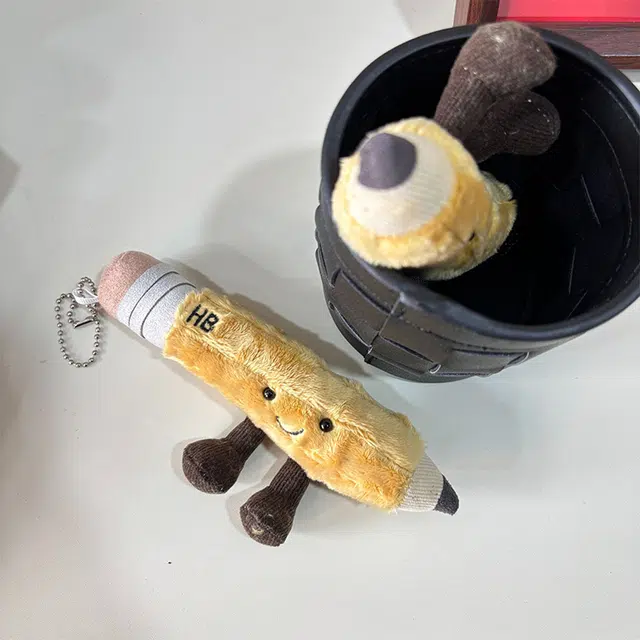 玄唐 古灵精怪创意毛绒玩具公仔钥匙扣学生双肩包背包 聚酯纤维 挂件 男女同款情侣款