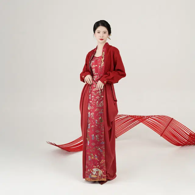 织造司 百禧红色婚服、敬酒服、过年可穿汉服 女款