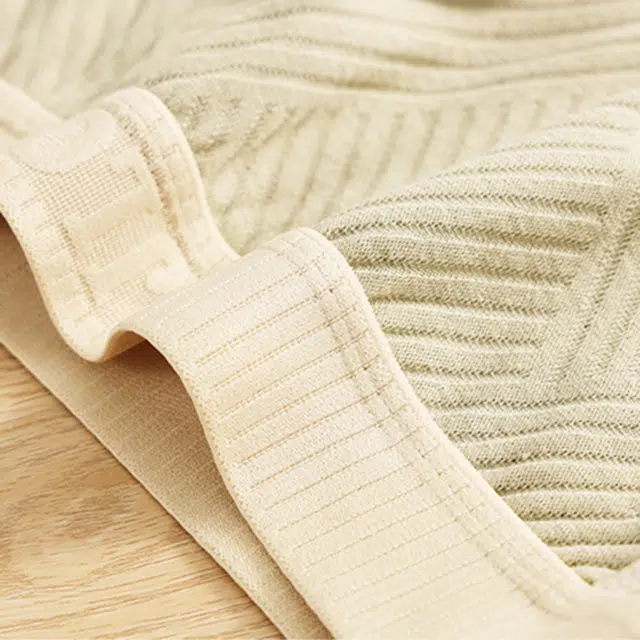 潞优野 高级感肌理纯棉男士裤男裤头男式运动短裤潮平角内裤 男款