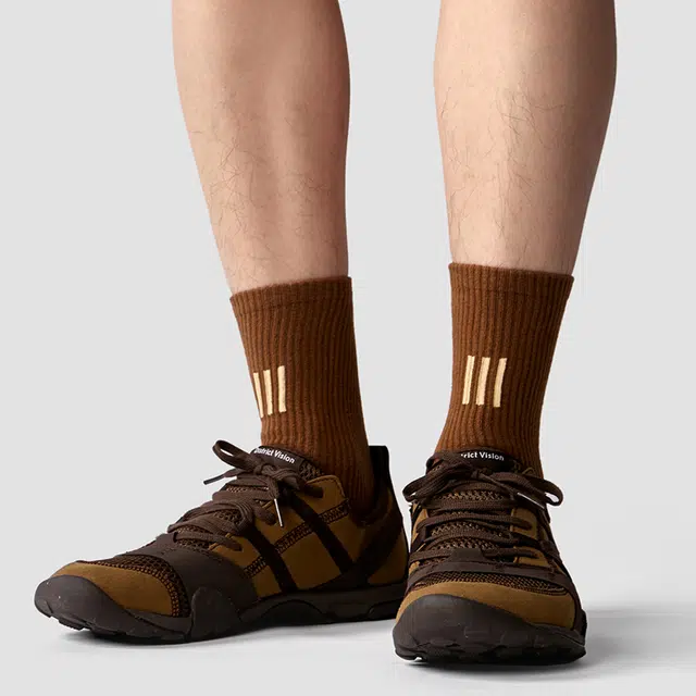 潞优野 简约经典舒适休闲防臭吸汗透气中筒袜 男款