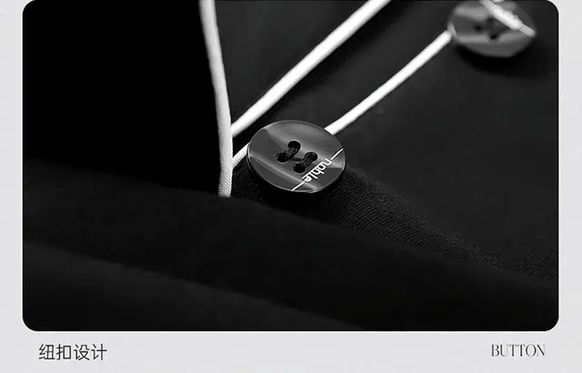 潞优野 凉感休闲短袖长裤家居服开衫睡衣套装 男款 黑色