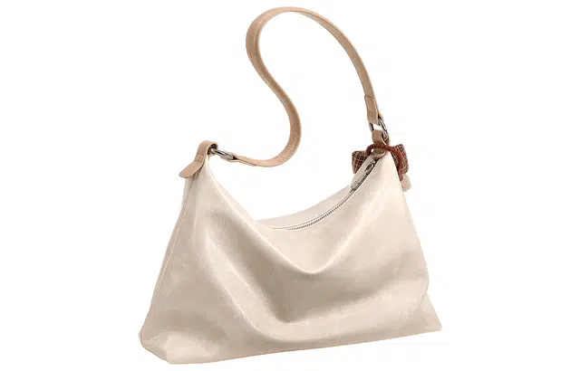 TOUTOU Retro Dog Pendant Shoulder Bag Chocolate Cream