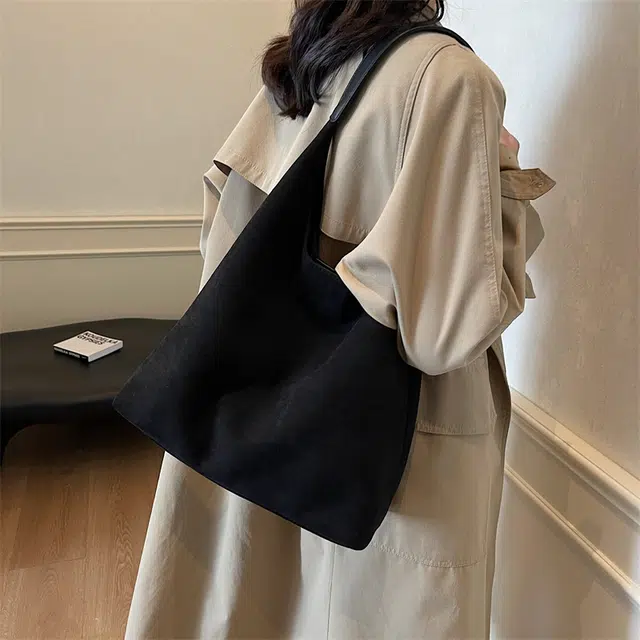 雅鹿 磁扣式闭合设计 皮绒 子母包单肩包 女款 多色