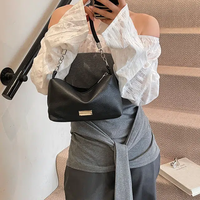雅鹿 拉链闭合设计 时尚百搭韩版枕头包 斜挎单肩包 常规 女款 多色