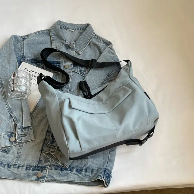 雅鹿 百搭日系简约通勤休闲 布 单肩包 女款 黑色/卡其色/蓝色