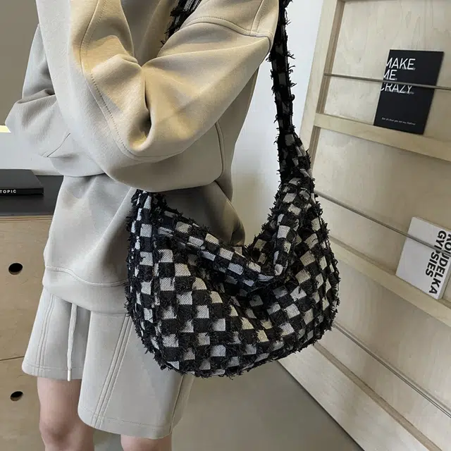 雅鹿 高级感通勤 布 手提单肩包 女款 多色
