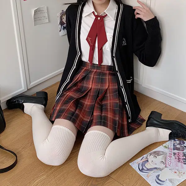 冰淇淋与鲸 温柔慵懒风长袖开衫毛衣 女款