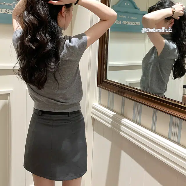 冰淇淋与鲸 纯色高领小众基础款内搭针织衫 女款