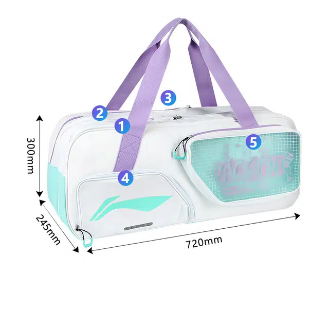 LiNing Badminton Bag White