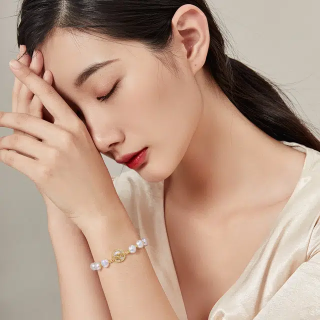 珍珠皇后 真我个性 巴洛克淡水珍珠  手链 女款
