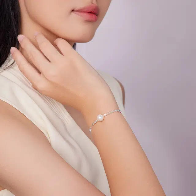 珍珠皇后 简约优雅淡水珍珠  手链 女款