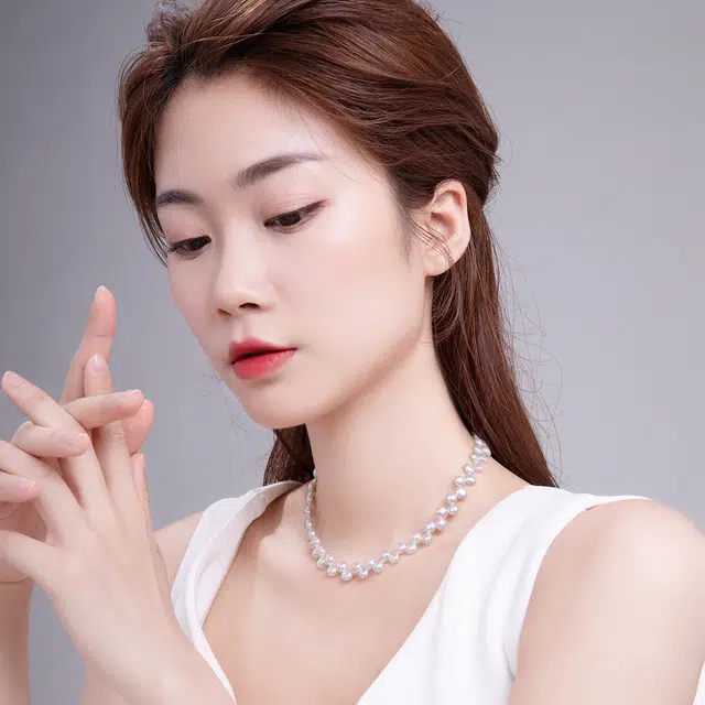珍珠皇后 手编款 花式 淡水珍珠 项链 女款