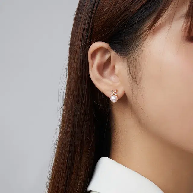 珍珠皇后 精致 甜美 淡水珍珠 耳钉 女款