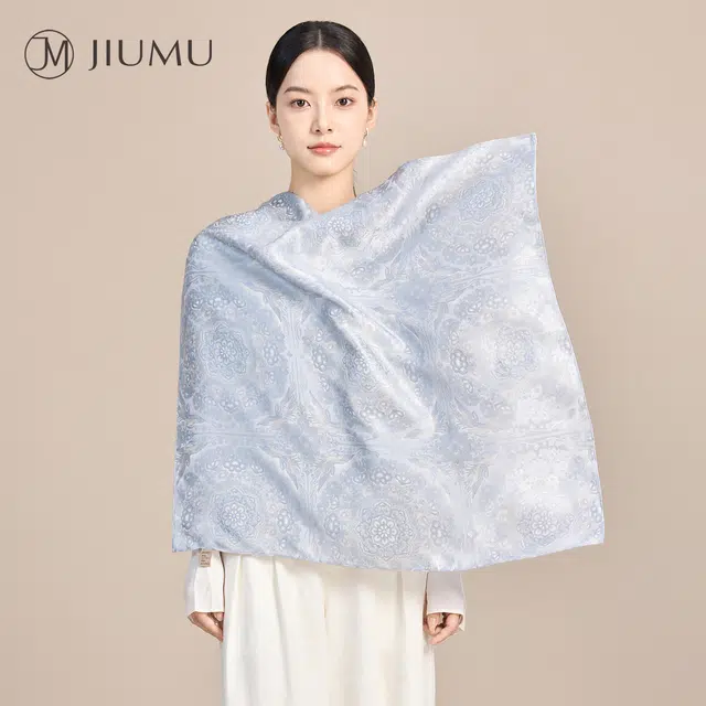 玖慕 国风方巾礼盒 桑蚕丝 丝巾 女款