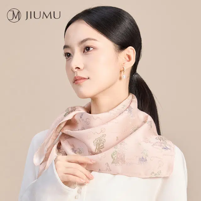 玖慕 国风 桑蚕丝 丝巾 女款