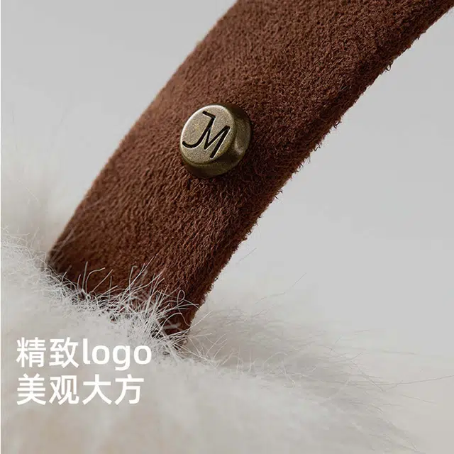玖慕 保暖可爱毛绒加厚耳捂子仿狐狸毛折叠包套 聚酯纤维 耳罩 女款