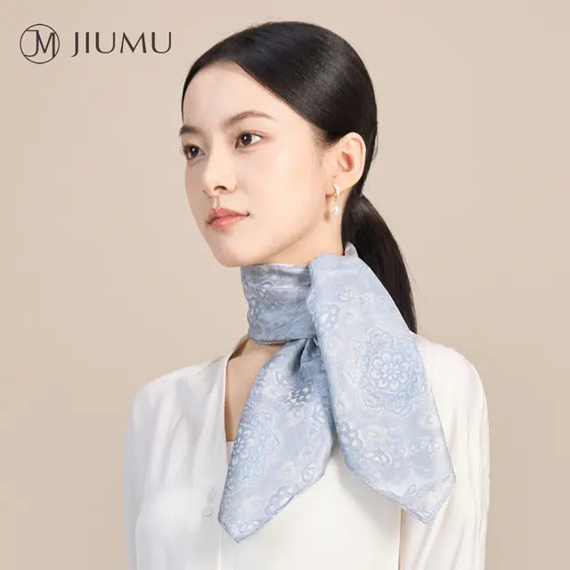 玖慕 国风方巾礼盒 桑蚕丝 丝巾 女款