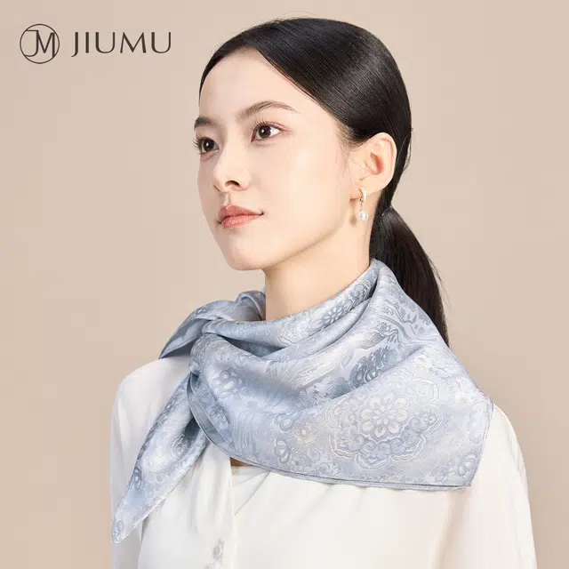 玖慕 国风方巾礼盒 桑蚕丝 丝巾 女款