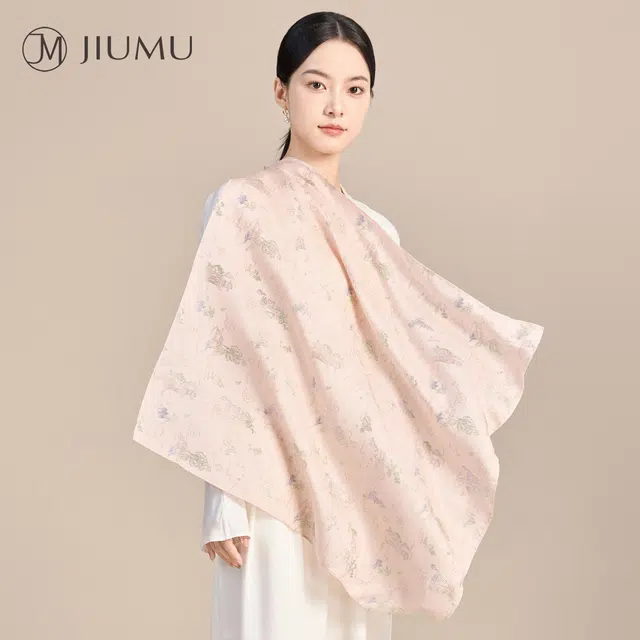 玖慕 国风 桑蚕丝 丝巾 女款
