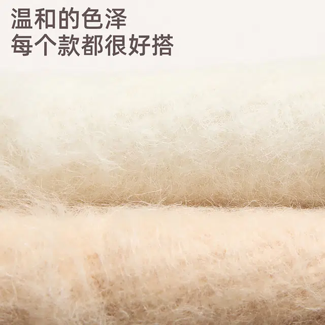 玖慕 帽子秋冬韩百搭加厚保暖长绒护耳针织毛线月子冷帽 羊驼毛 绒线帽 女款