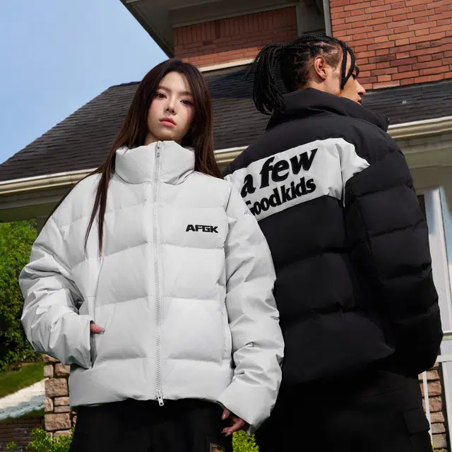 AFGK FW24 Letter Logo Down Jacket
