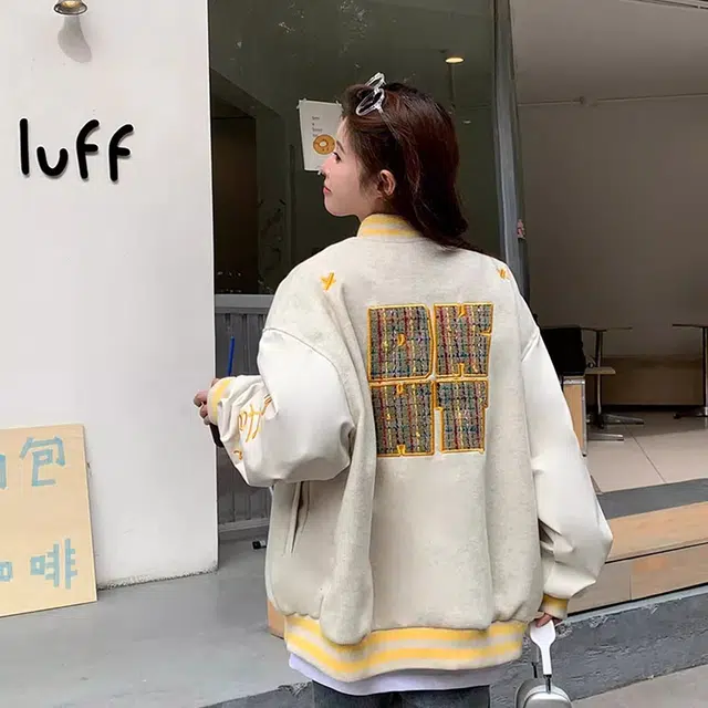 玉儿恋  美式高街复古潮流多风格融合宽松休闲百搭服饰棒球服 男女同款