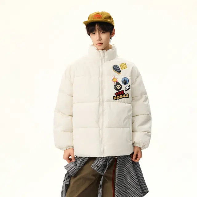 KOKO BASE Bomber Puffer Jacket