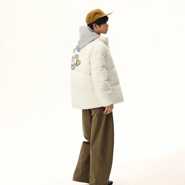 KOKO BASE Bomber Puffer Jacket
