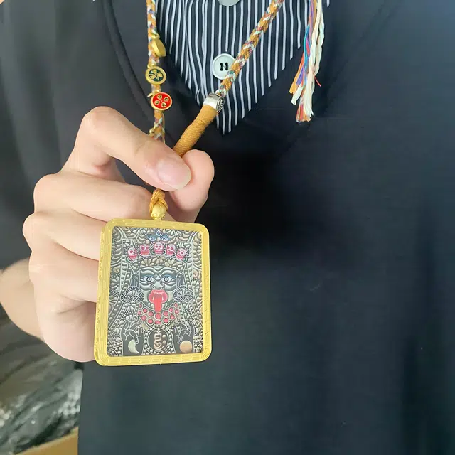 【财源滚滚】 正大福 扎基拉姆 福气满满轻奢新中式本命年复古国潮添财添福上岸小众精致传承福禄编绳#好运 琉璃 项链 男女同款情侣款