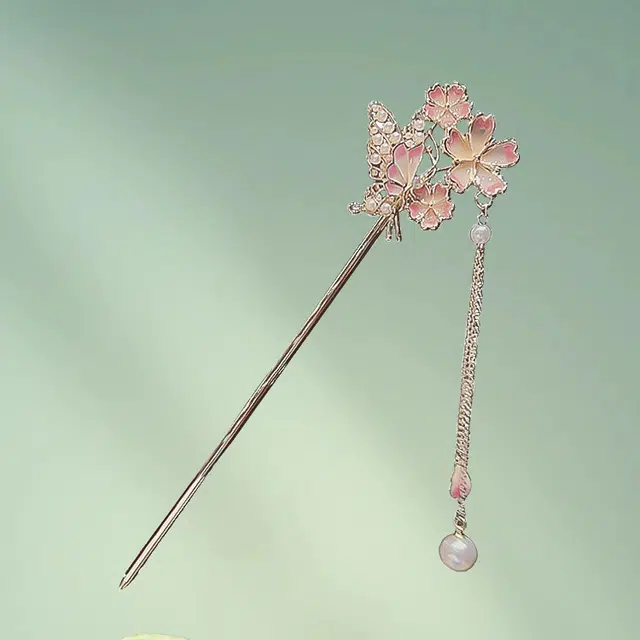 华髻 古风流苏花朵 新中式国潮中国风优雅精致民族风高级感 发簪 女款