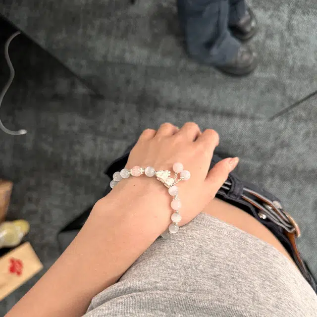 华髻 貔貅国潮新中式复古高级宝藏转运优雅气质 小众设计高级感日常百搭 玉髓 玉石手串 女款
