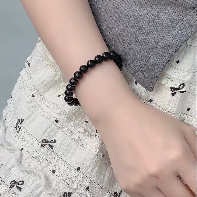 【赠手机贴】 华髻 新中式国风复古简约大气气质招财纳福 小众设计收藏级合成/人造 玉髓 玉石手串 男女同款情侣款