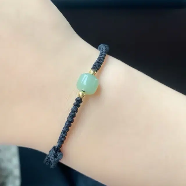【赠金手机贴】 华髻 转运珠 新中式国潮手工编织上岸转运温柔穿衣 小众设计高级感个性冷淡风天然 玉髓 手链 男女同款情侣款