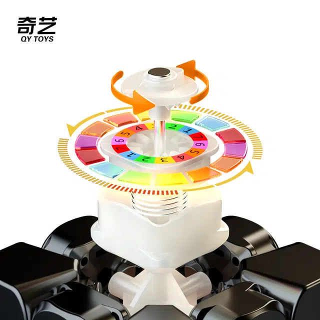 奇艺 磁力魔方三阶 竞速顺滑 早教益智玩具