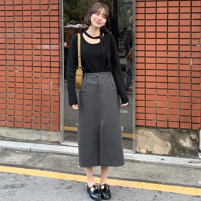 法儿家 飘带韩系毛衣打底衫针织衫 女款