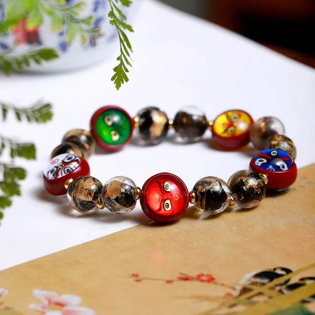 梨云暮雪 五路财神 无色香灰 考严考试考公上岸 民族风转运 招财纳福 本命年 多宝财神 发财 赚钱 琉璃 手串 男女同款情侣款