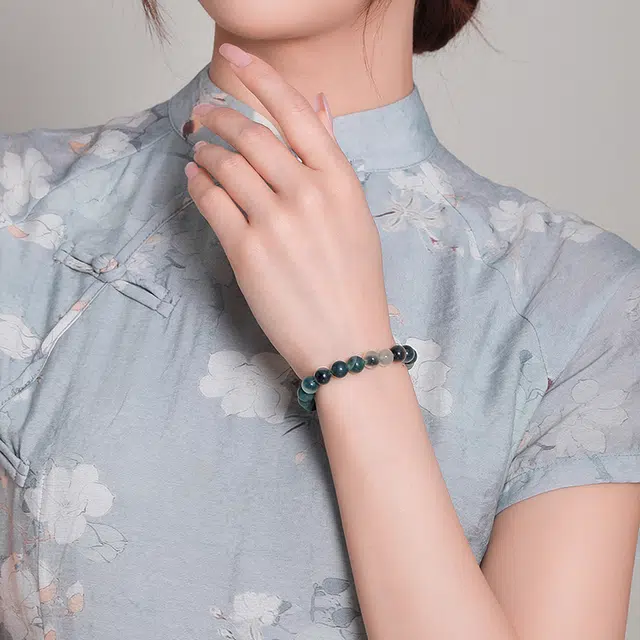 梦金园 玉石国潮百搭 玛瑙 手串 男女同款情侣款