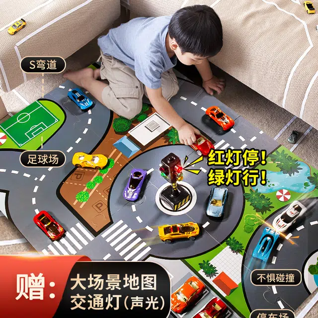 贝杰斯 合金车模型 赛车收藏 六一儿童小汽车套装 成品模型