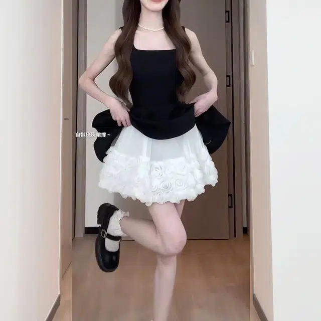 松本丧丧 韩版珍珠拼接 设计感修身舒适百搭时尚上衣针织衫 女款